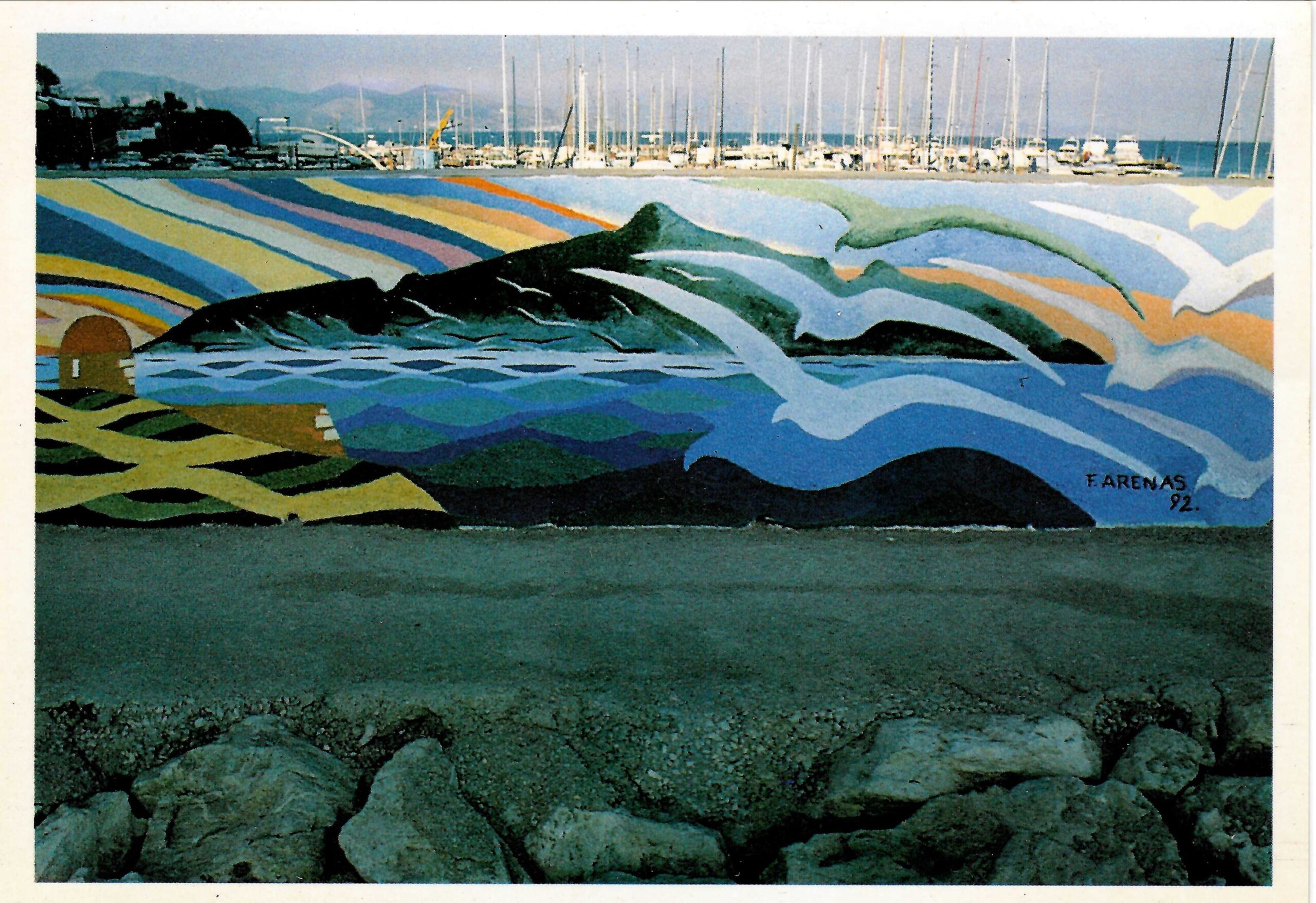 porto Circeo 1991 - primo premio rassegna Murales