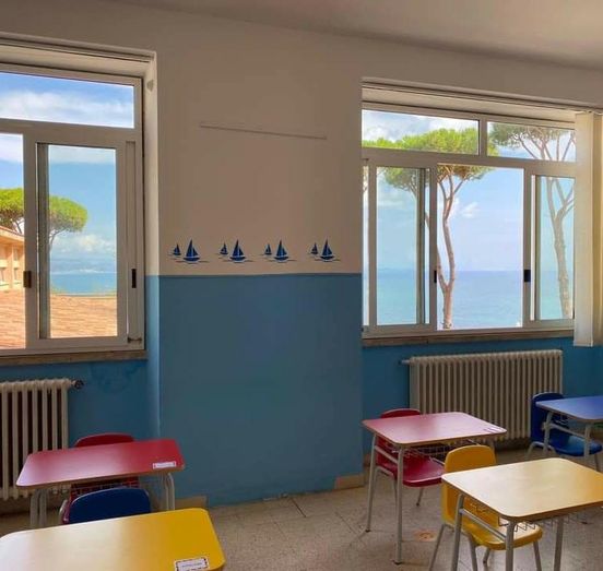 Aula scuole Circeo Il fortino