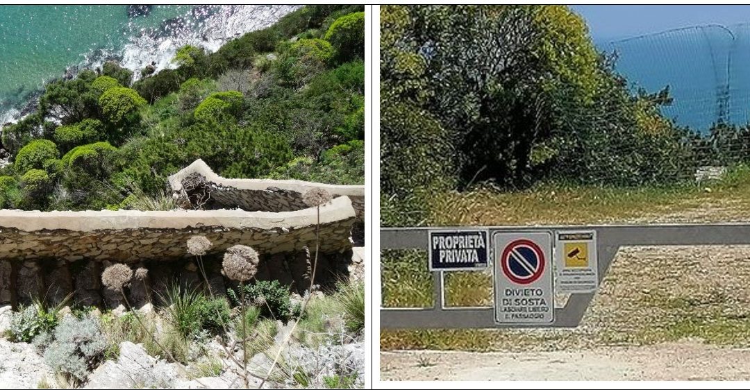 Sentiero Torre Fico- Porto, denuncia ed esposto