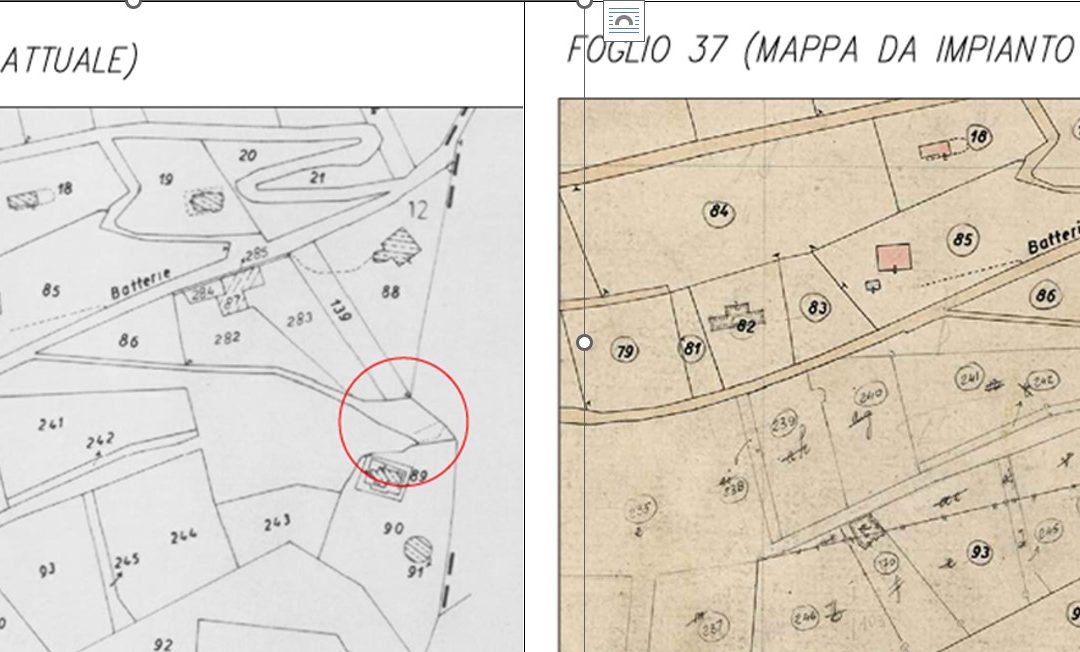 Torre Fico : strada e piazzale sono comunali via cancello e sbarra