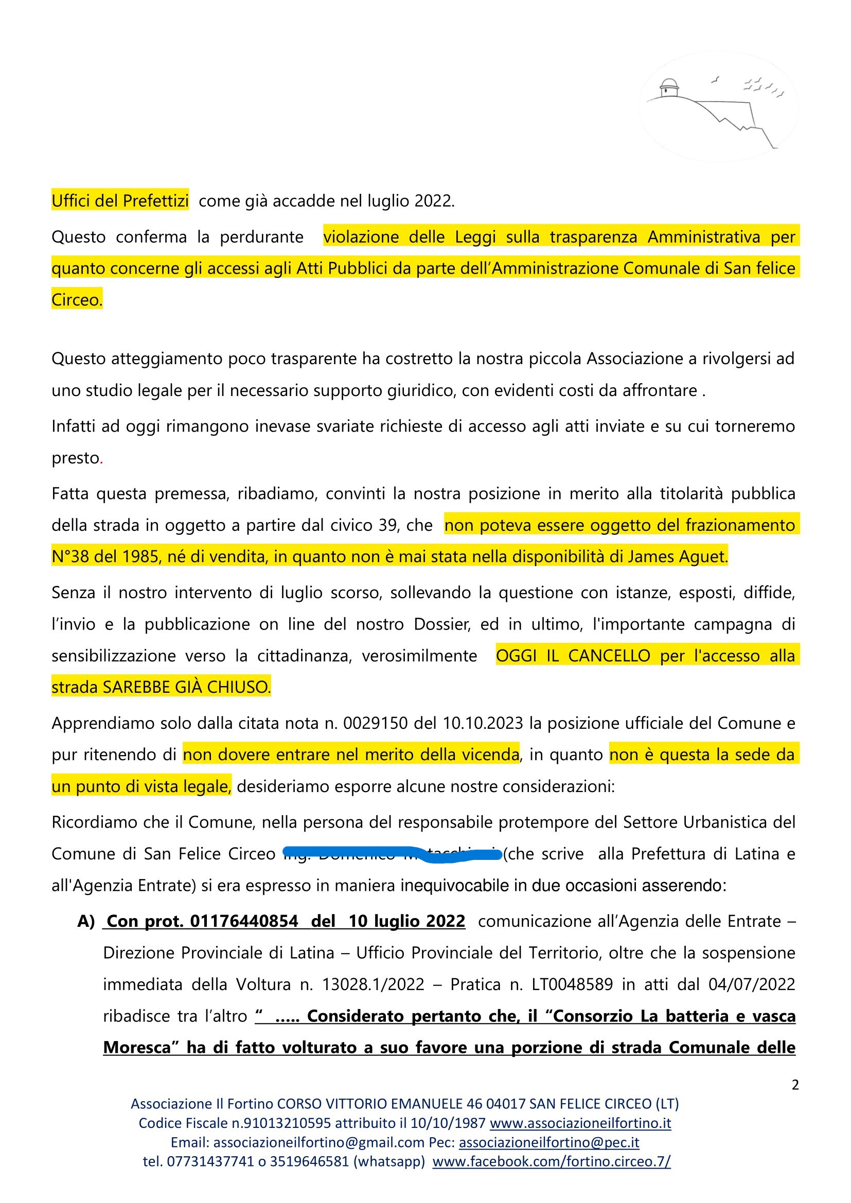 214_2023_riscontro_a_prefetto_latina-def-2 il sentiero come era