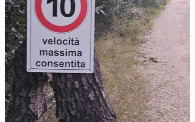STRADA COMUNALE DELLE BATTERIE cartellonistica