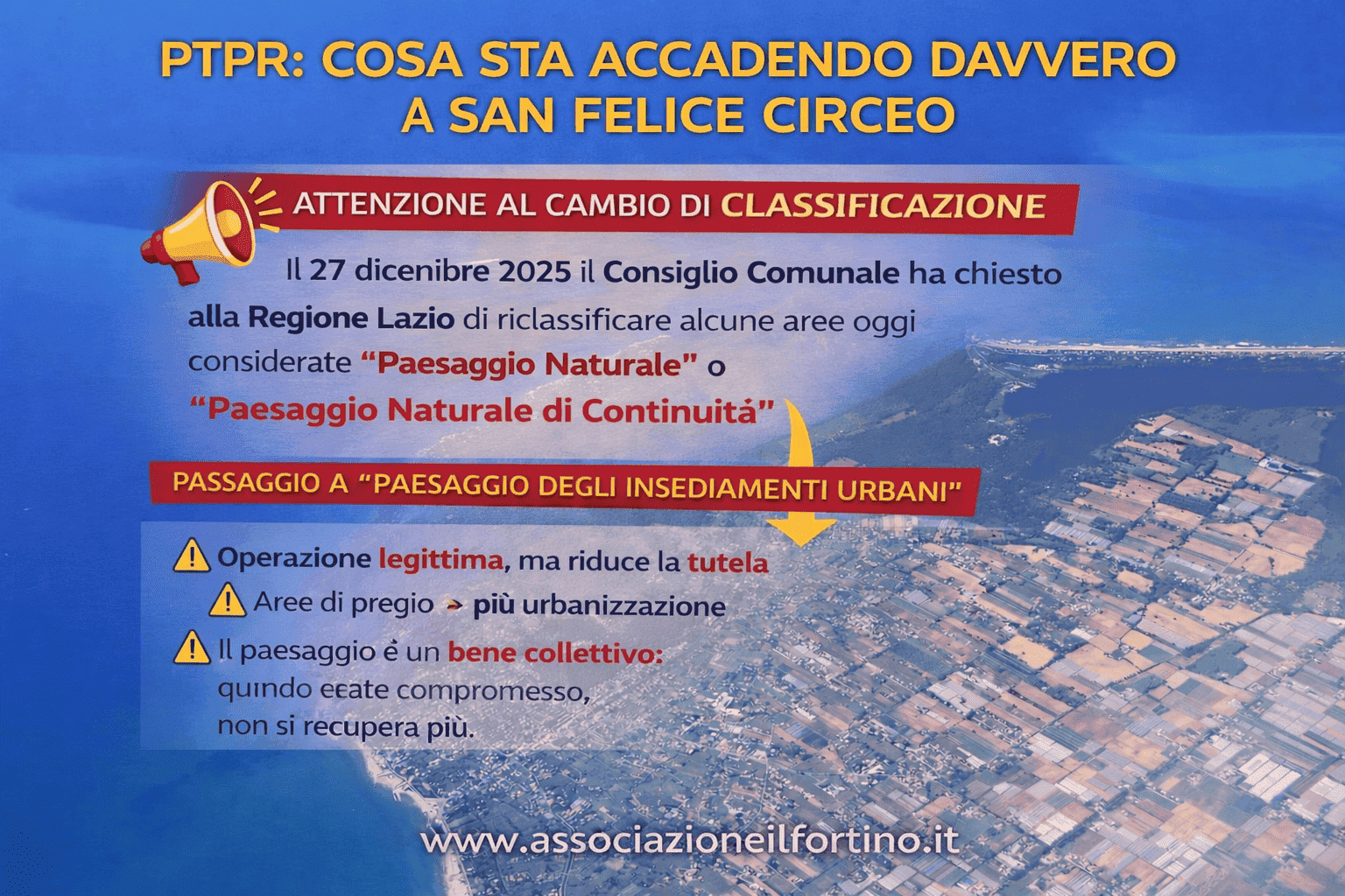 Modifiche PTPR a SAN FELICE CIRCEO